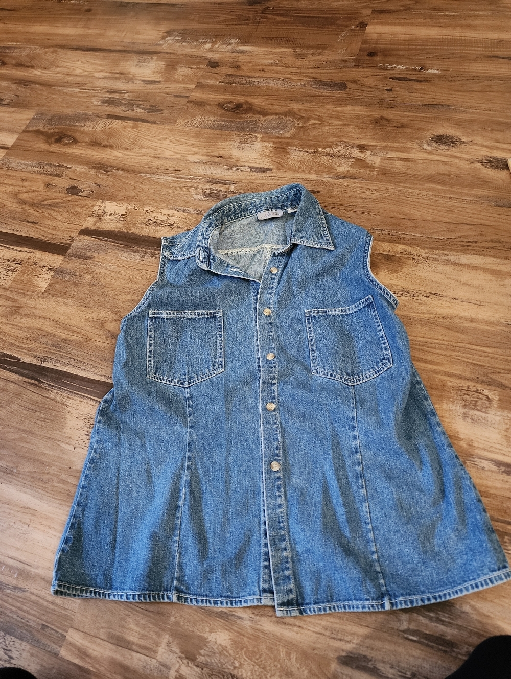 Paul Harris Denim Vest Gillet Shirt